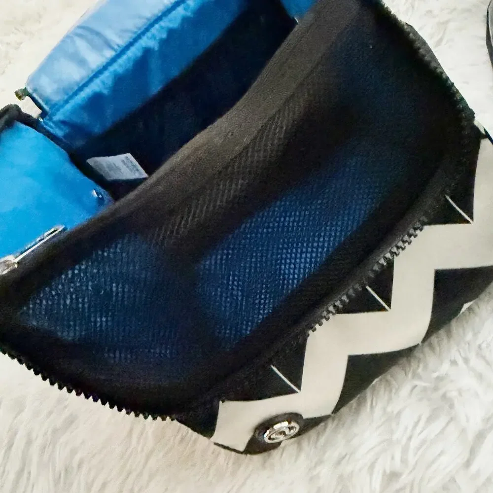 LULULEMON | Sink Shower Travel Kit | Arrow Chevron Cream Black Modular Organizer
